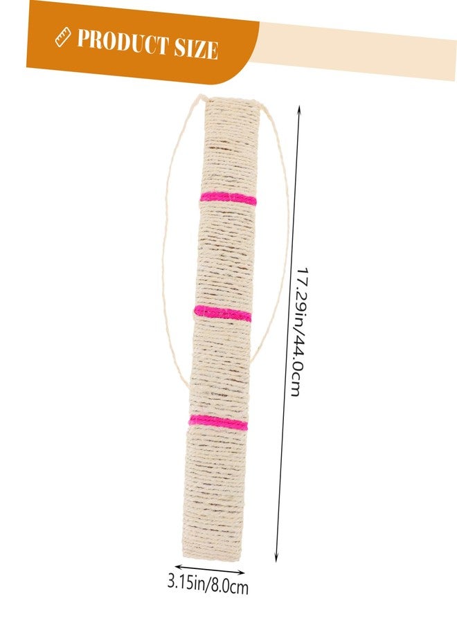 CORHAD Sisal Cat Scratcher Hanging Pad Random Color for Corners Durable Scratch Mat for Cats Healthy Outlet for Natural Instincts Keeps Cats Entertained and Engaged - Image 5